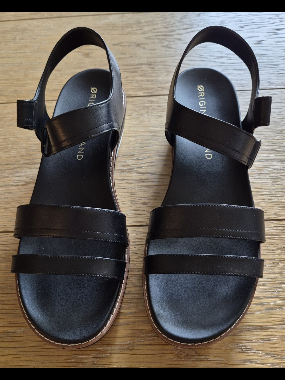 Cole Haan-Original Grand Women's Black Platform Sandals - Sleek Strappy Comfort